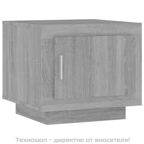 Кафе маса, сив сонома, 51x50x45 см, инженерно дърво