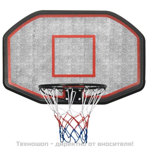 Баскетболно табло черно 109x71x3 см полиетилен