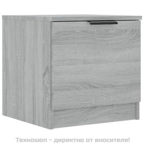 Нощни шкафчета, 2 бр, сив сонома, 40x39x40 см