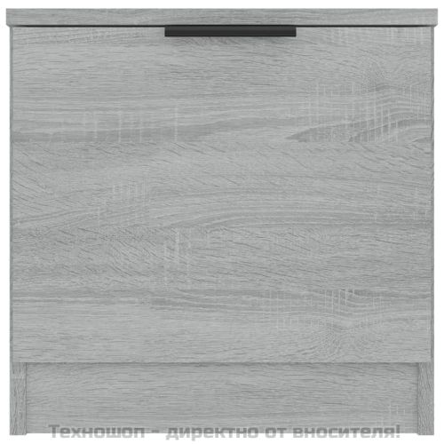 Нощни шкафчета, 2 бр, сив сонома, 40x39x40 см