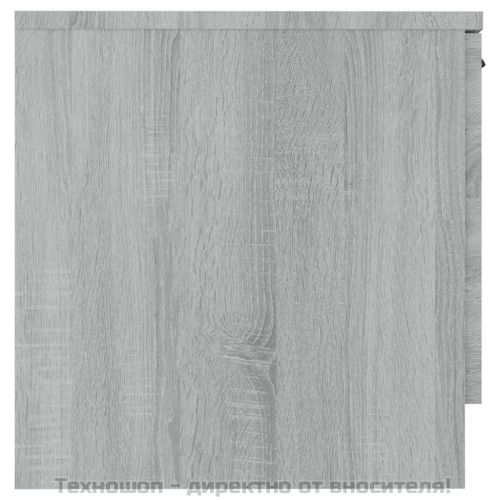 Нощни шкафчета, 2 бр, сив сонома, 40x39x40 см