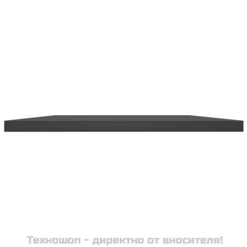 Рафтове за етажерка, 8 бр, сиви, 40x40x1,5 см, инженерно дърво