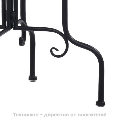 Мозаечна странична маса, теракота и бяло, керамика