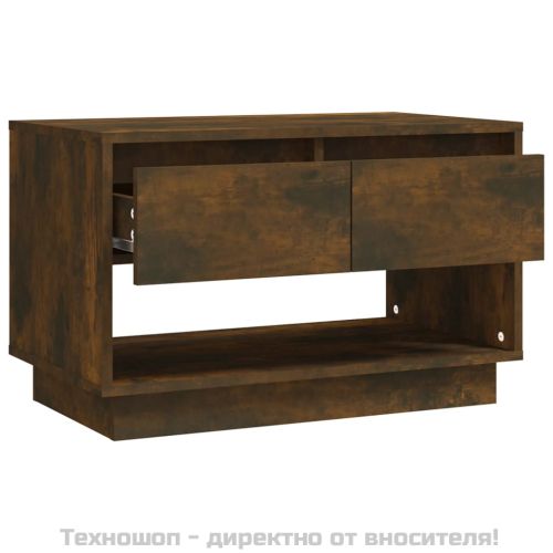 ТB шкаф, опушен дъб, 70x41x44 см, инженерно дърво