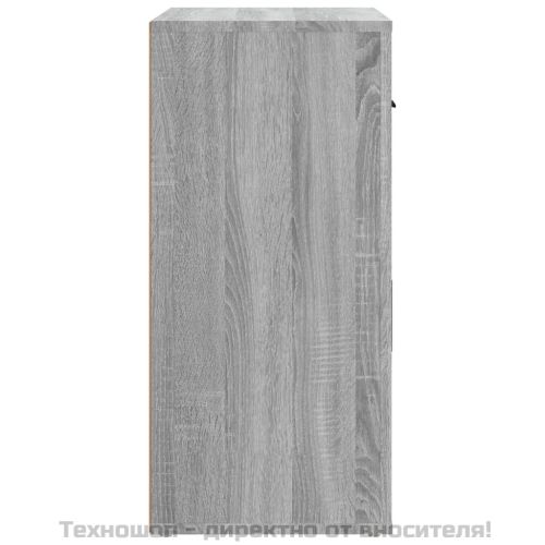 Сайдборд, сив сонома, 80x33x70 см, инженерно дърво