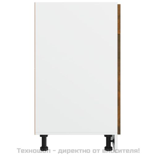 Долен шкаф с чекмеджета "Lyon", опушен дъб, 40x46x81,5 см, инженерно дърво