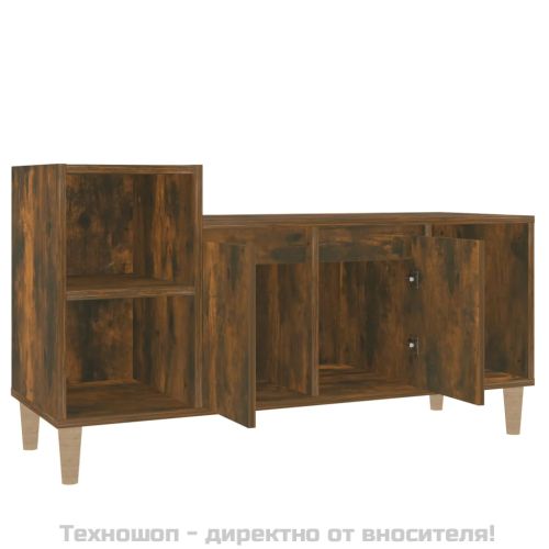 ТB шкаф, опушен дъб, 100x35x55 см, инженерно дърво