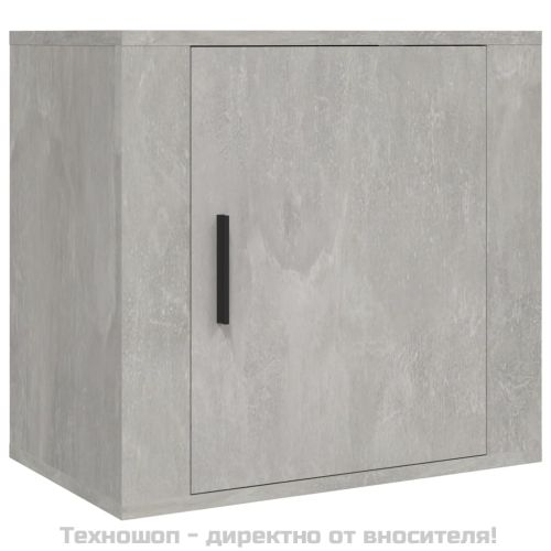 Нощно шкафче за стенен монтаж, бяло, 50x30x47 см