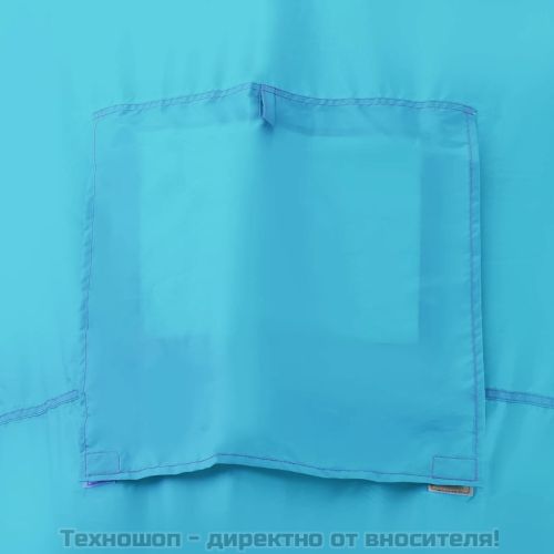 Къмпинг палатка за 6 души синьо и светлосиньо