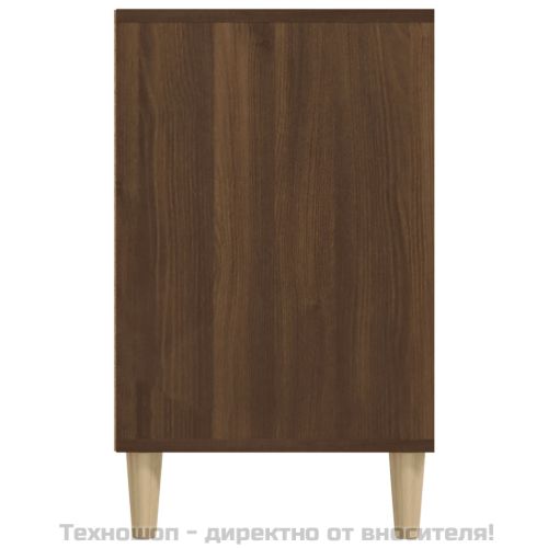 Шкаф за обувки, кафяв дъб, 102x36x60 см, инженерно дърво