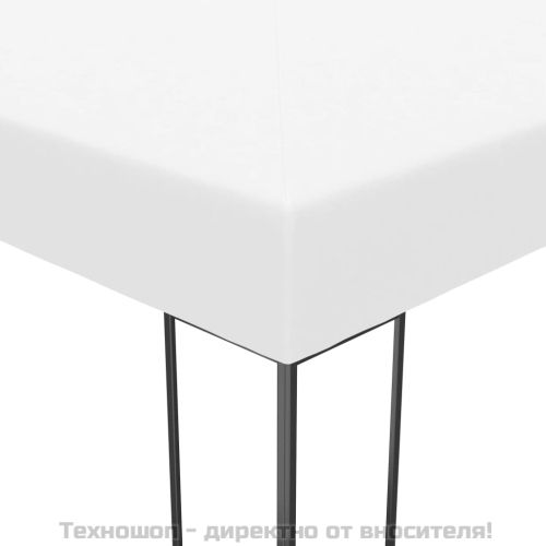 Шатра беседка, 6x3 м, бяла