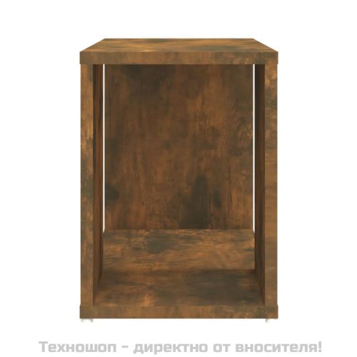 ТВ шкаф, опушен дъб, 60x24x32 см, инженерно дърво