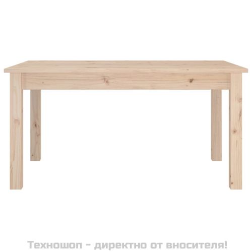 814279 Кафе маса, 80x50x40 см, борово дърво масив