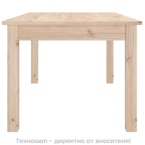 814279 Кафе маса, 80x50x40 см, борово дърво масив