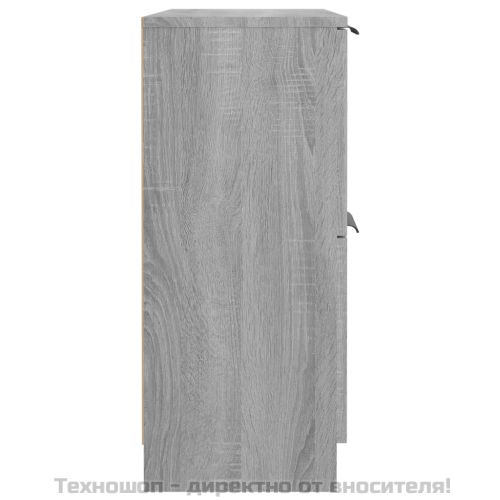 Сайдборд, сив сонома, 60x30x70 см, инженерно дърво
