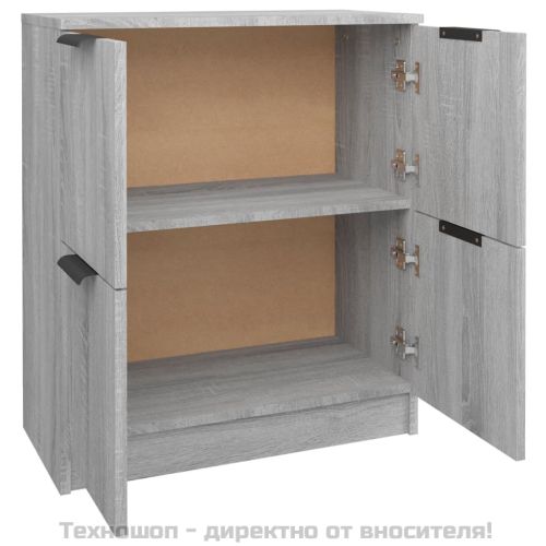 Сайдборд, сив сонома, 60x30x70 см, инженерно дърво