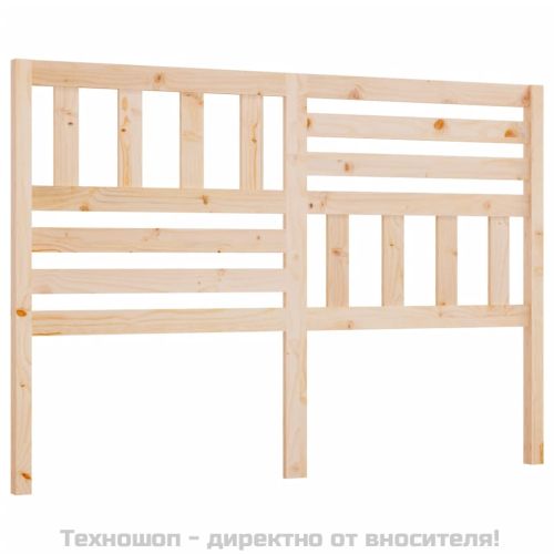 Горна табла за легло, 146x4x100 см, бор масив