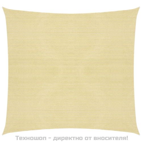 Платно-сенник, HDPE, квадратно, 2x2 м, бежово