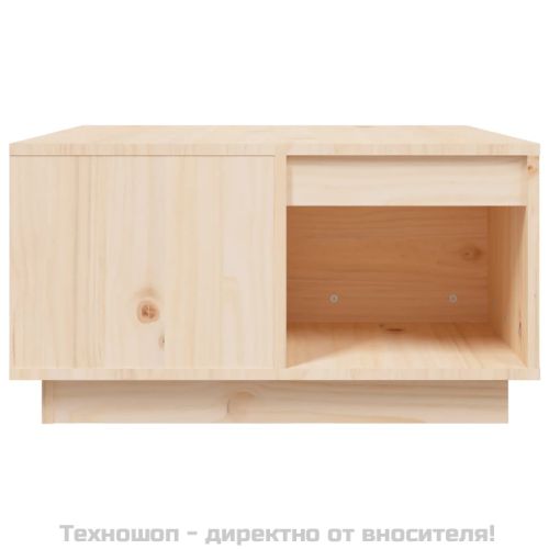 Кафе маса, 60x61x32,5 см, борово дърво масив
