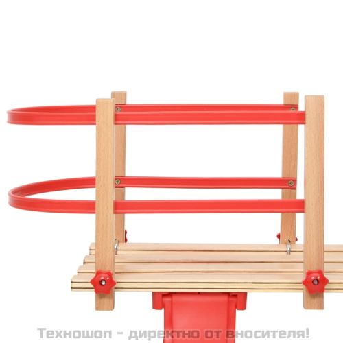 Облегалка за шейна, червена, шперплат