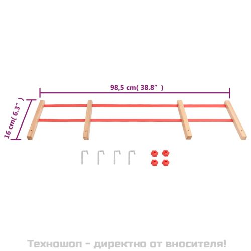 Облегалка за шейна, червена, шперплат