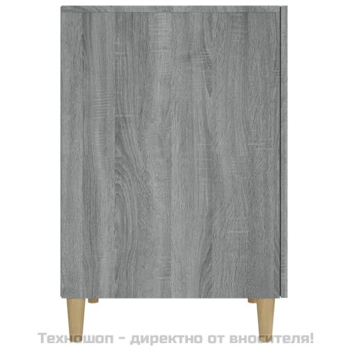Бюро, сив сонома, 140x50x75 см, инженерно дърво