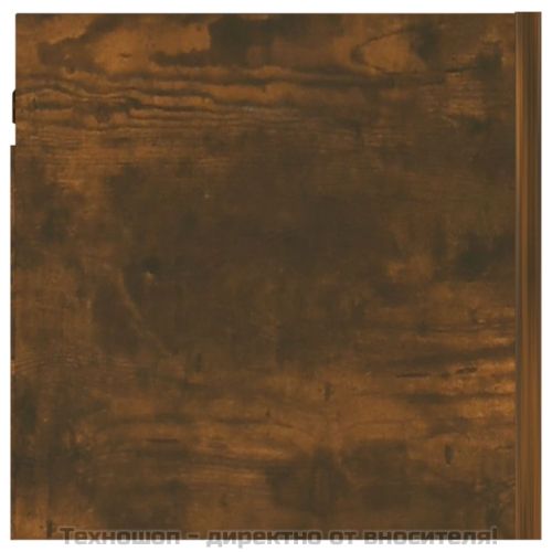 Стенен ТВ шкаф, опушен дъб, 30,5x30x30 см