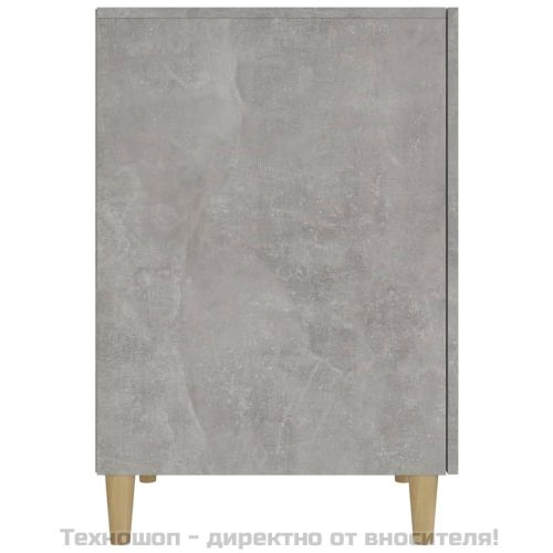 Бюро, бетонно сиво, 140x50x75 см, инженерно дърво