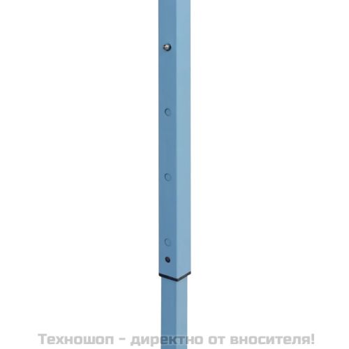 Професионална сгъваема парти шатра, 3x6 м, стомана, бяла