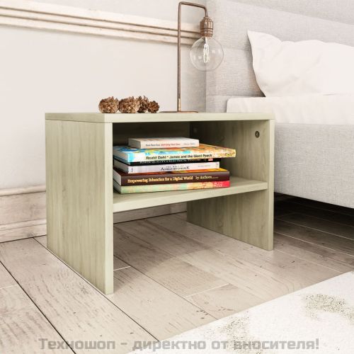 Нощни шкафчета, дъб сонома, 2 бр, 40x30x30 см, ПДЧ