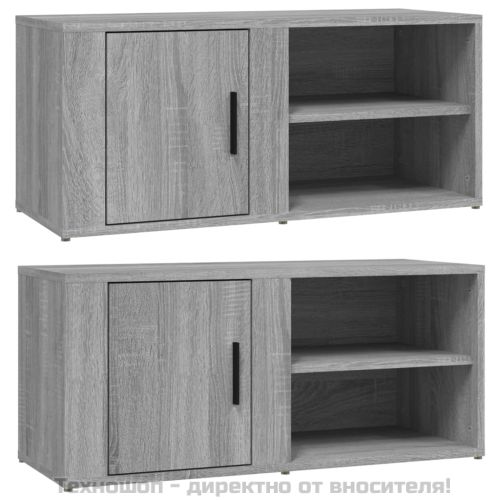 ТВ шкафове, 2 бр, сив сонома, 80x31,5x36 см, инженерно дърво