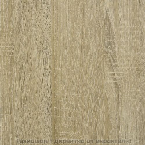 Бюро с чекмеджета, сонома дъб, 102x50x76 см, инженерно дърво
