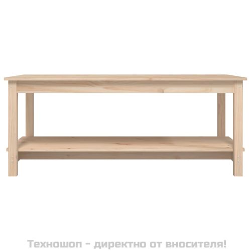 Кафе маса, 110x55x45 см, борово дърво масив