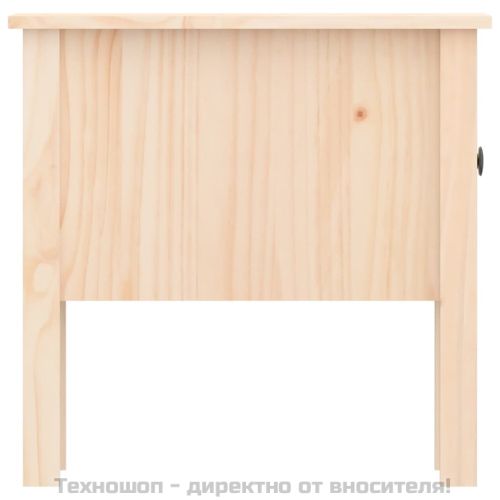 Странична масичка, 50x50x49 см, борово дърво масив