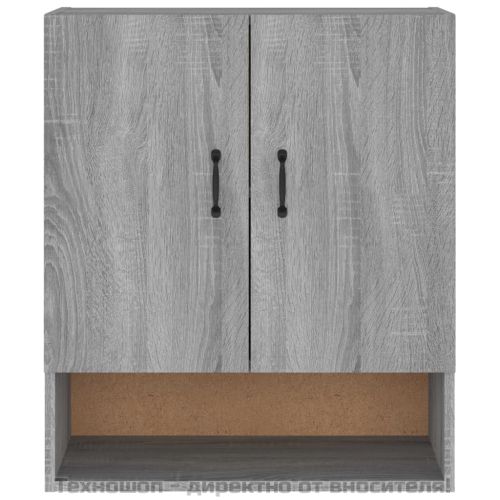 Стенен шкаф, сив сонома, 60x31x70 см, инженерно дърво