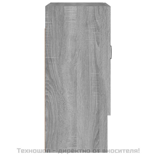 Стенен шкаф, сив сонома, 60x31x70 см, инженерно дърво