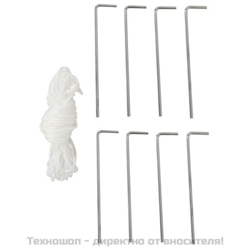 Парти шатра с 4 мрежести стени, 4х3 м