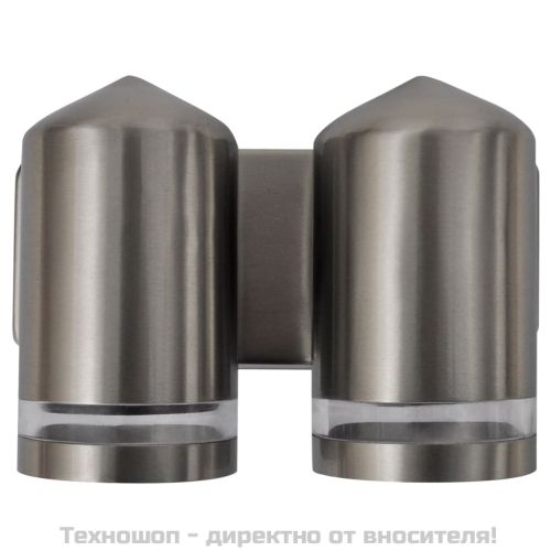 LED стенна лампа, неръждаема стомана, с конусна глава