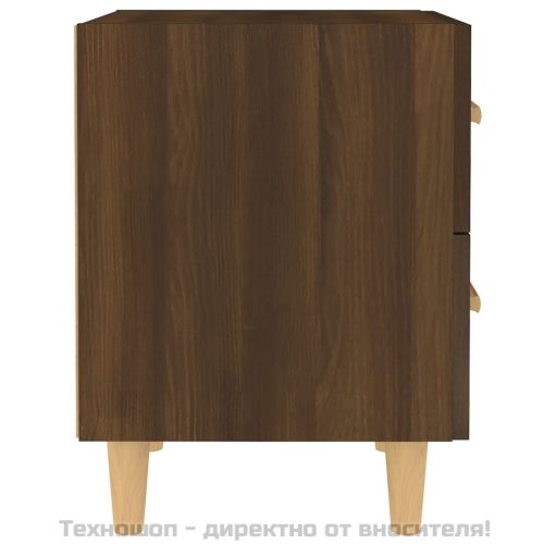 Нощни шкафчета, 2 бр, кафяв дъб, 40x35x47,5 см