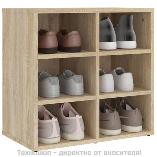 Шкаф за обувки, дъб сонома, 52,5x30x50 см