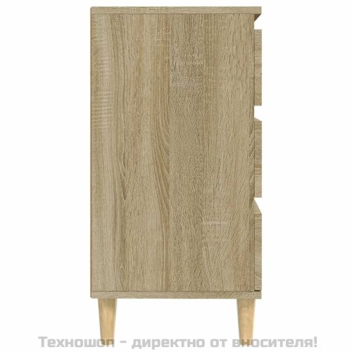 Сайдборд, дъб сонома, 60x35x70 см, инженерно дърво