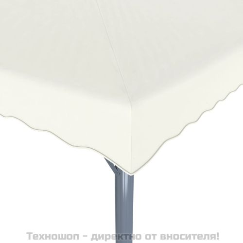 Шатра, 400x300 см, кремава, алуминий