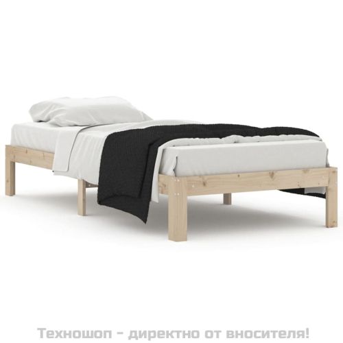 Рамка за легло, бор масив, 90х200 см