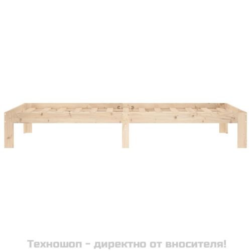 Рамка за легло, бор масив, 90х200 см