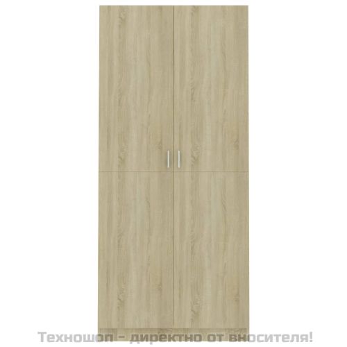Гардероб, дъб сонома, 90x52x200 см, инженерно дърво