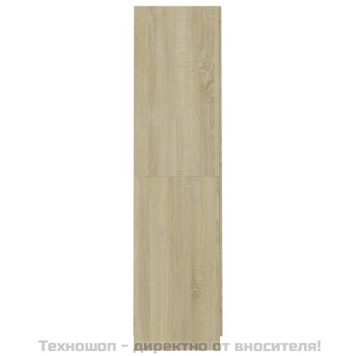 Гардероб, дъб сонома, 90x52x200 см, инженерно дърво