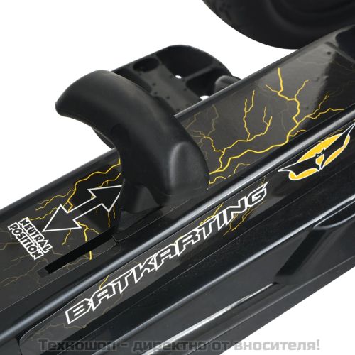 Детски картинг с педали, с регулируема седалка, черен