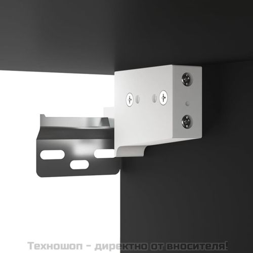 Окачен стенен шкаф, черен, 69,5x34x90 см