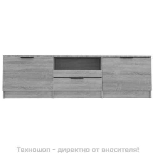 ТB шкаф, сив сонома, 140x35x40 см, инженерно дърво