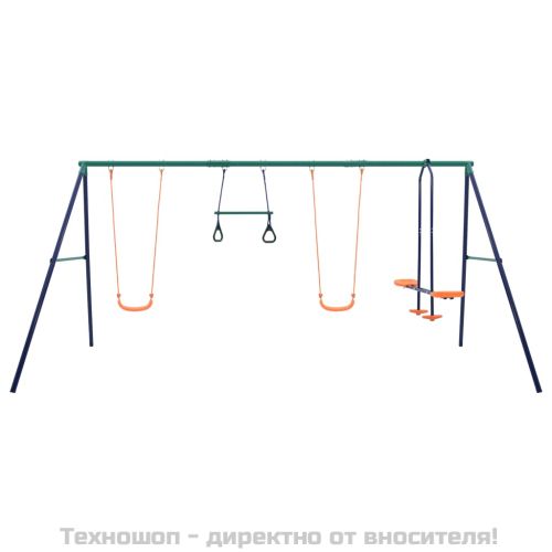 Комплект гимнастически халки и люлки с 4 седалки, стомана